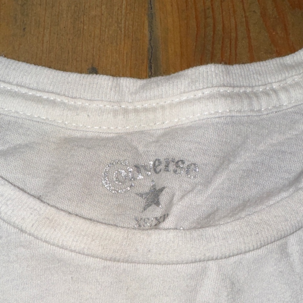 Converse All Star White Tee - Picture 2 of 3